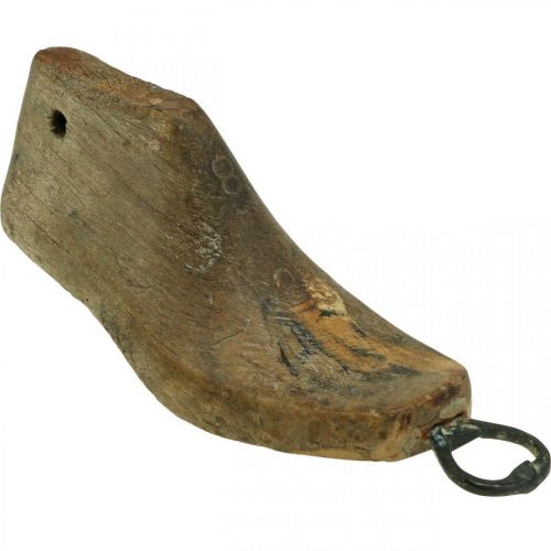 Floristik24 Décoration vintage, chaussure avec décapsuleur, décoration forme chaussure L15–23cm