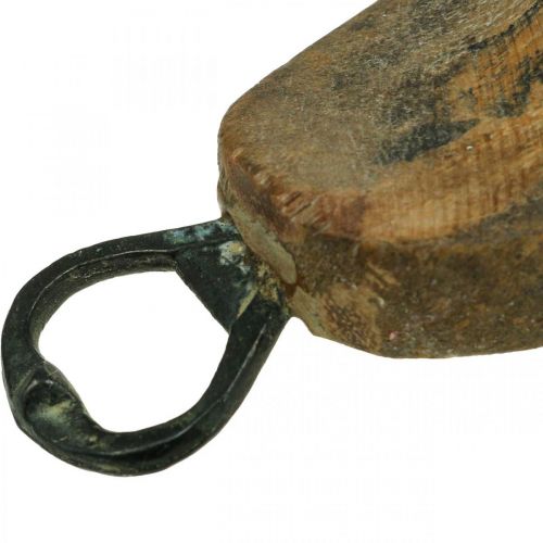 Floristik24 Décoration vintage, chaussure avec décapsuleur, décoration forme chaussure L15–23cm