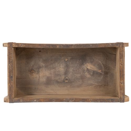Jardinière vintage en bois, forme brique, 30 cm | Floristik24.be