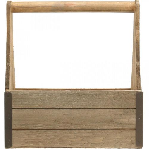 Floristik24 Boîte en bois vintage pour planter boîte à outils boîte à plantes 28×14×31cm
