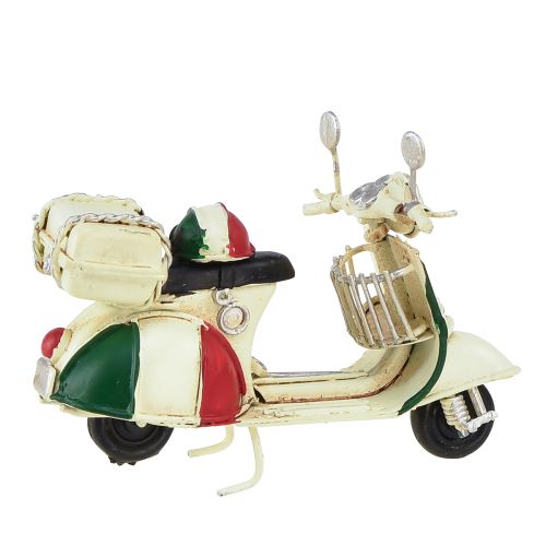 Floristik24 Décoration de table scooter métal vintage déco été L12cm