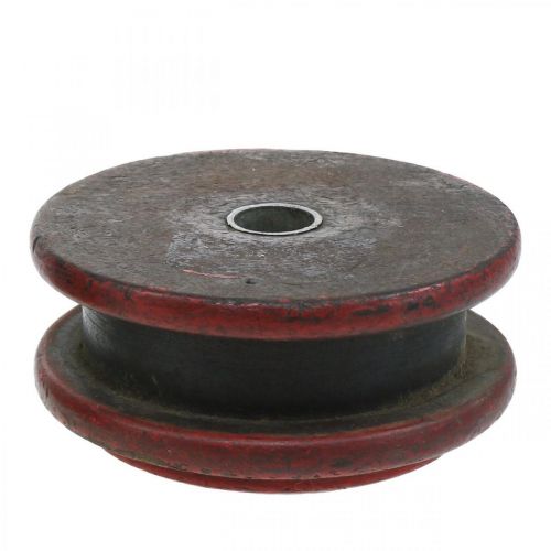 Floristik24 Déco rouleau inversé, bougeoir, décoration de table, design industriel, look vintage Ø12cm