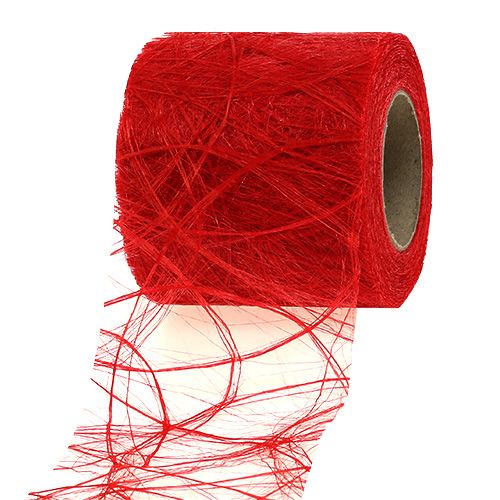 Article Polaire 8cm 25m rouge clair