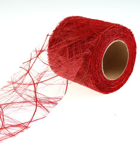 Polaire 8cm 25m rouge