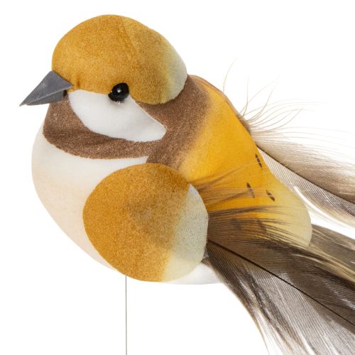 Article Décorations d'oiseaux pour une table festive. Piquets d'oiseaux polyvalents, 10 cm, lot de 12.