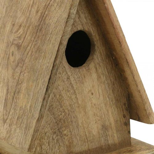 Floristik24 Nichoir déco, nichoir à poser bois naturel H21cm