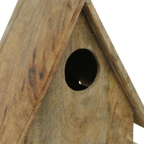 Floristik24 Nichoir à poser, nichoir décoratif bois naturel H29cm