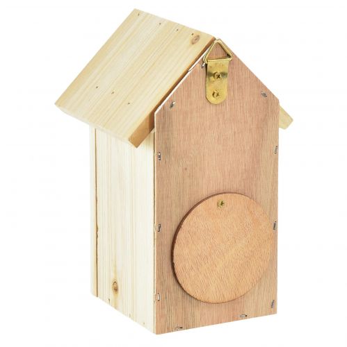 Floristik24 Nichoir en bois nichoir en bois de sapin à mésange bleue 11,5×11,5×18cm