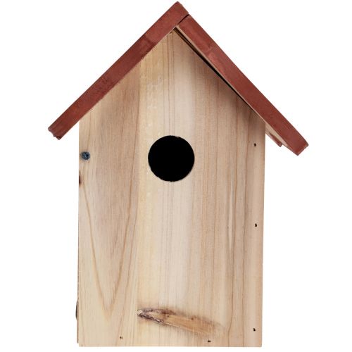 Floristik24 Nichoir nichoir en bois naturel marron/beige 23cm 1 pièce