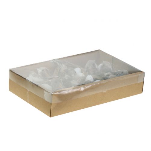 Floristik24 Nid d'oiseau avec oeufs et oiseau 6pcs