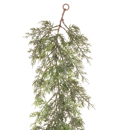 Guirlande de genévrier artificiel, décoration de Noël pour table ou fenêtre, 185 cm