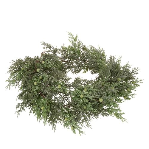 Guirlande de genévrier artificiel, décoration de Noël pour table ou fenêtre, 185 cm | Floristik24.be