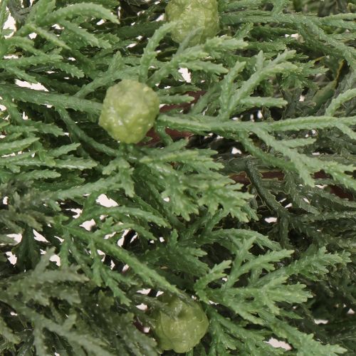 Guirlande de genévrier artificiel, décoration de Noël pour table ou fenêtre, 185 cm | Floristik24.be