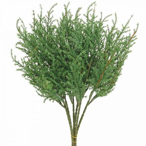 Branche de genévrier branche décorative verte artificielle Noël 39cm 6pcs Branche de genévrier branche décorative verte artificielle Noël 39cm 6pcs