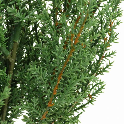 Branche de genévrier branche décorative verte artificielle Noël 39cm 6pcs