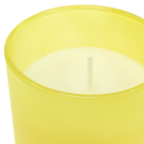 Floristik24 Bougie parfumée dans un verre citron-basilic Ø7cm