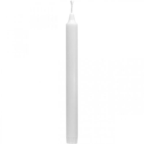 Article Bougies en cire PURE bougies en bâton blanc 250/23mm cire naturelle 4 pcs