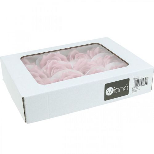 Article Roses en cire roses décoratives wax rose Ø8cm 12 pcs