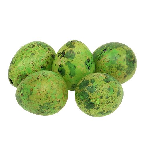 Article Oeuf de caille 3cm vert 50 pcs