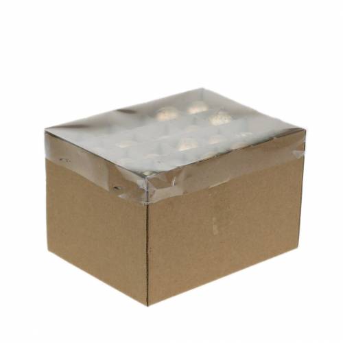 Article Oeuf de caille comme décoration vide or 3cm 50 pcs