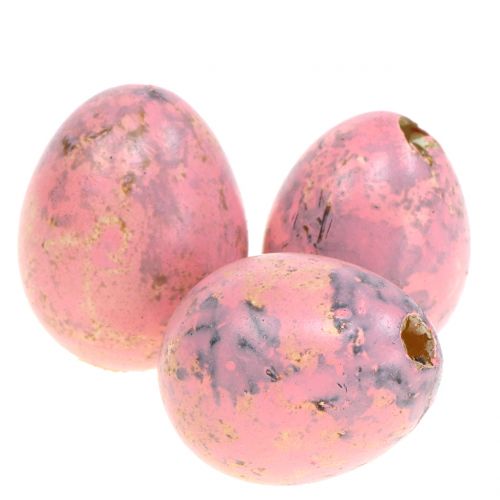 Article Oeufs de caille rose clair 3cm oeufs soufflés décoration printanière 50 pcs