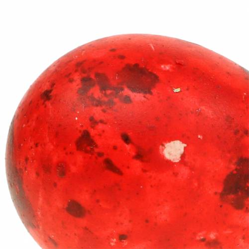 Floristik24 Oeufs de Caille Oeufs Rouges Soufflés 50 pcs