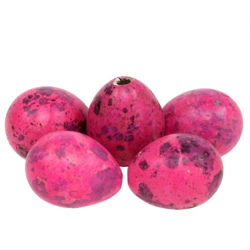 Article Œufs de caille roses 3,5-4 cm, œufs soufflés, décoration de Pâques, 50 pièces
