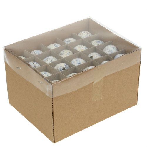 Article Oeufs de caille blanc marbré 3,5cm - 4cm 50 pcs