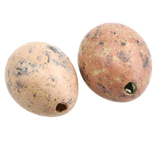 Floristik24 Oeufs de caille rose assortis 3cm 12pcs
