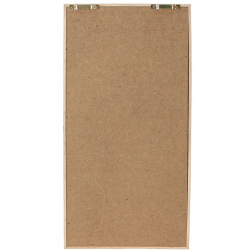 Article Décoration Murale Murale Bois Mini Vases Céramique Blanc H35cm