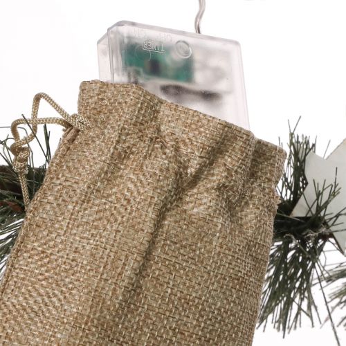 Article Décoration murale Noël guirlande lumineuse micro LED 35×85cm