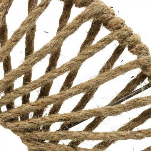 Floristik24 Décoration murale style Boho, ruban de jute décoratif Ø38cm