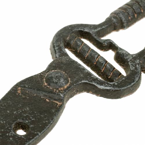 Floristik24 Sécateur sur rail à crochet brun foncé 25cm x 15cm