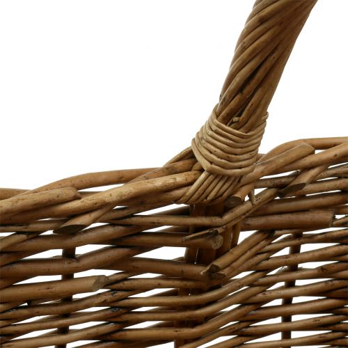 Floristik24 Panier en osier ovale 48cm x 34cm H25cm