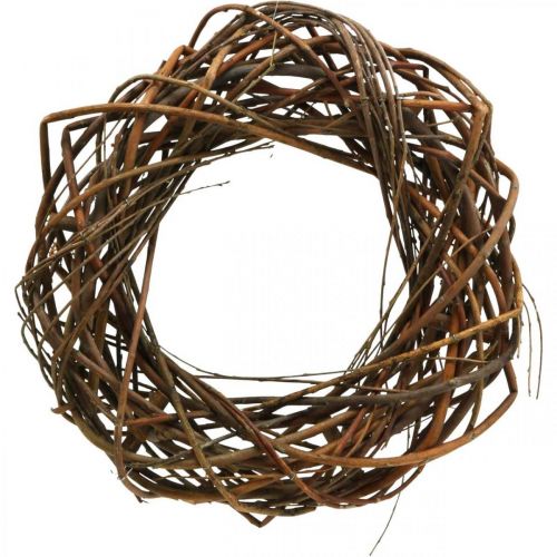 Floristik24 Couronne de saule couronne décorative naturelle composée de branches Ø40cm