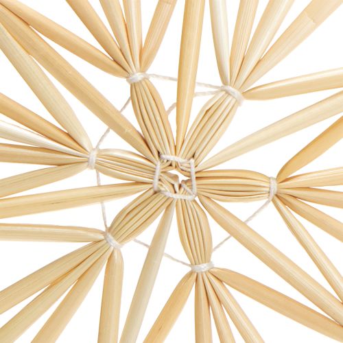 Article Étoiles de Noël en paille Décorations pour sapin de Noël 8 cm 12 pièces