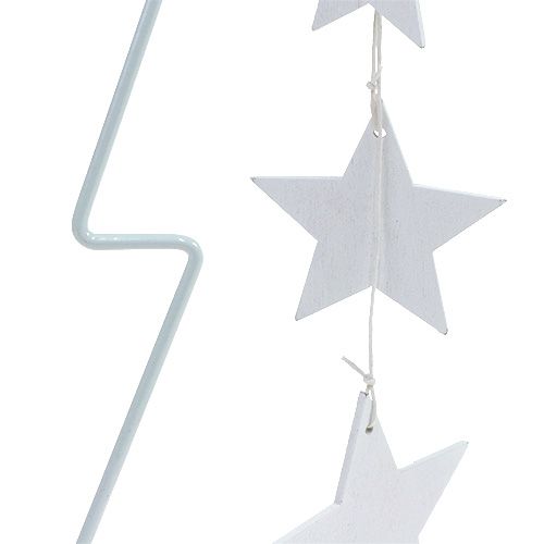 Floristik24 Sapin de Noël en métal blanc H53,5cm