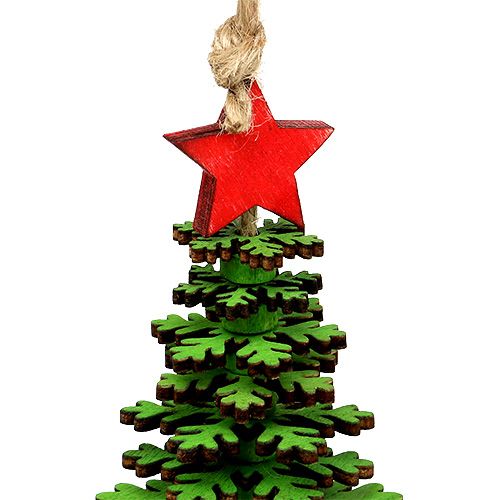 Floristik24 Sapin de Noël à suspendre vert 14cm