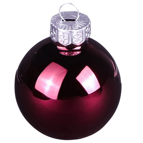 Article Boules de sapin de Noël en verre Berry Mix Ø7,5cm 12 pcs