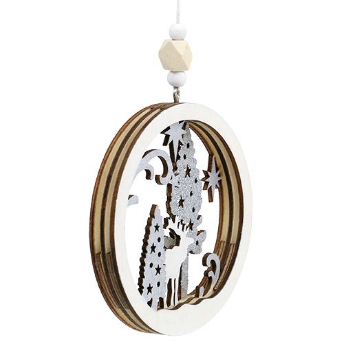 Floristik24 Décoration de Noël à suspendre Ø9.8cm 4pcs