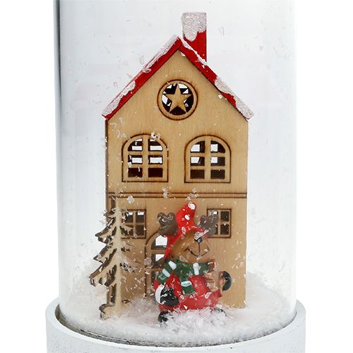 Article Décoration de Noël maison avec cloche en verre Ø9cm H16.5cm