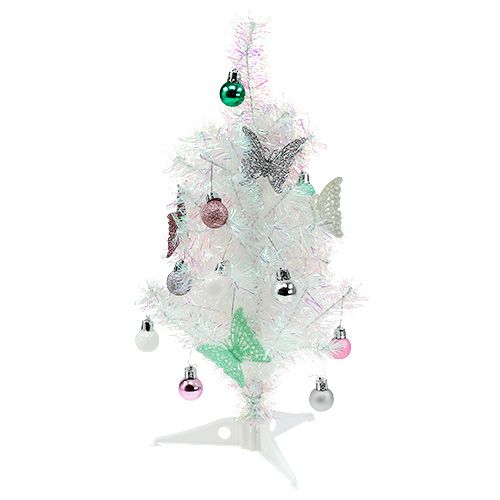 Floristik24 Décoration de Noël Mini Arbre Multicolore 43cm