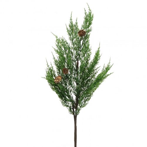 Floristik24 Branches de cyprès branche de Noël artificielle avec cônes 78cm