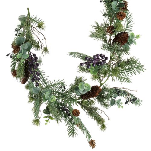 Floristik24 Guirlande de Noël artificielle baies violettes 180 cm