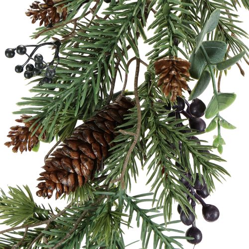 Article Guirlande de Noël artificielle baies violettes 180 cm