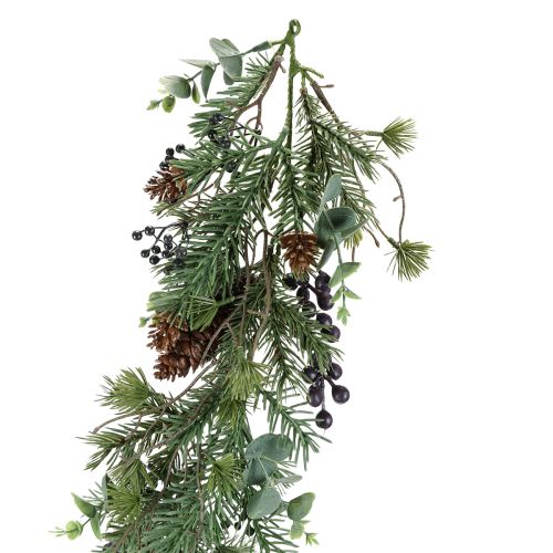Article Guirlande de Noël artificielle baies violettes 180 cm