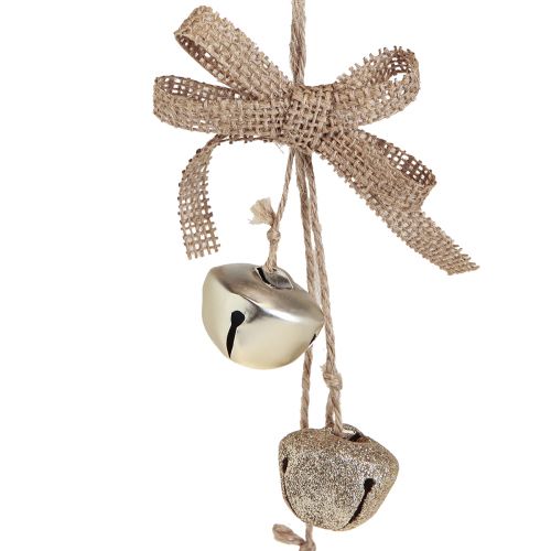 Article Cloches de Noël Décorations pour sapin de Noël doré Ø3,5cm 3pcs