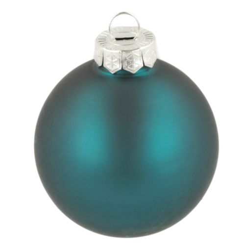 Boule de Noël, finition mate et brillante, décoration festive pour sapin, 6 cm, lot de 24. | Floristik24.be