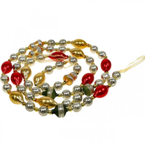 Floristik24 Boule de Noël décoration guirlande Noël verre 1.8m