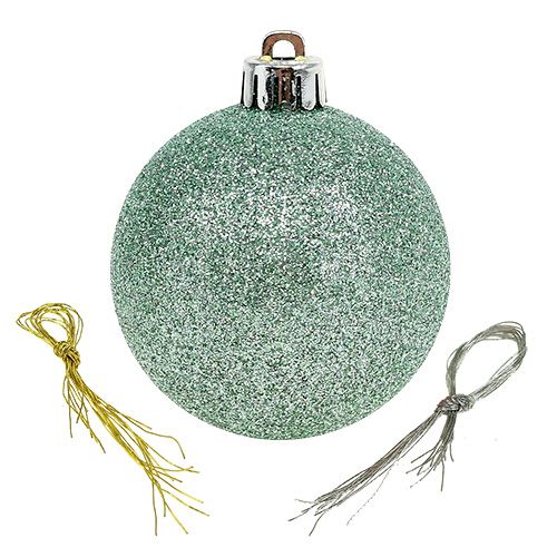 Floristik24 Boule de Noël en plastique Ø6cm assorties 30 pièces